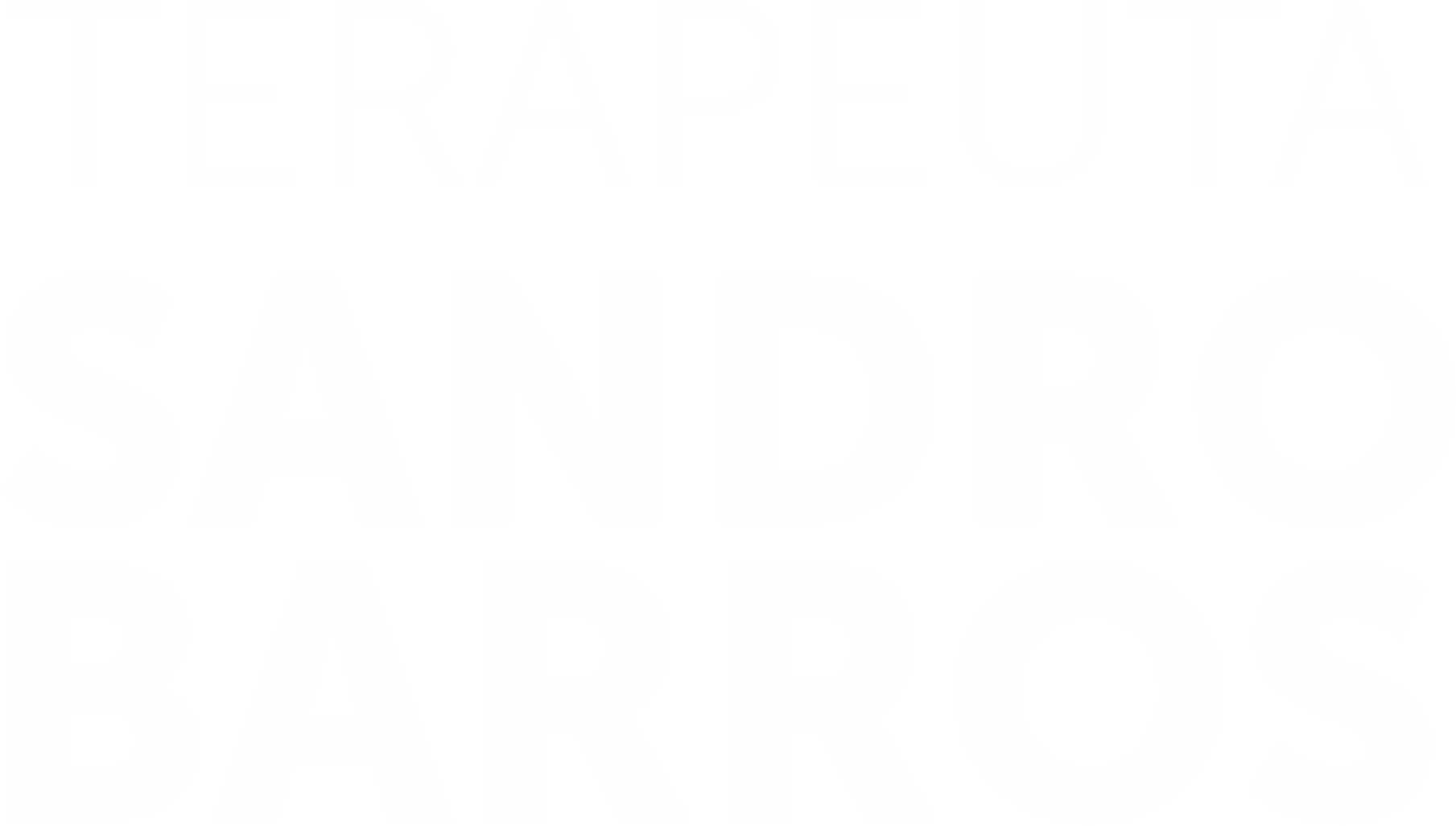 Terapeuta Sandro Barros